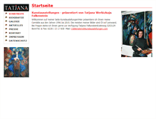 Tablet Screenshot of kunstausstellungen.com